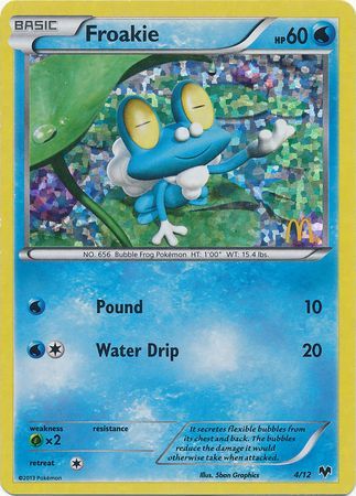 Froakie (4/12) [McDonald's Promos: 2014 Collection] - Dark Crystal Cards