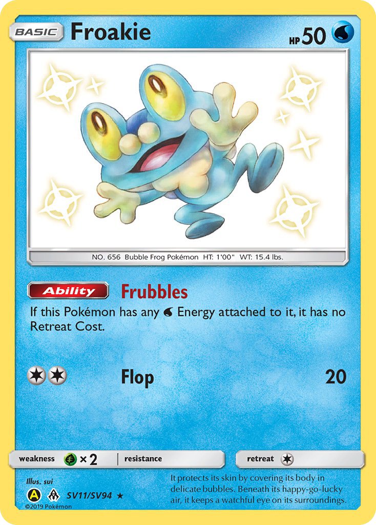 Froakie (SV11/SV94) [Sun & Moon: Hidden Fates - Shiny Vault] - Dark Crystal Cards