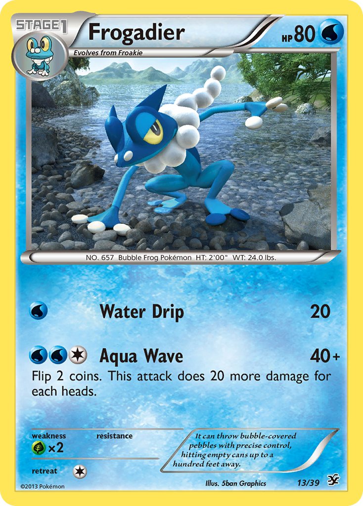 Frogadier (13/39) [XY: Kalos Starter Set] - Dark Crystal Cards