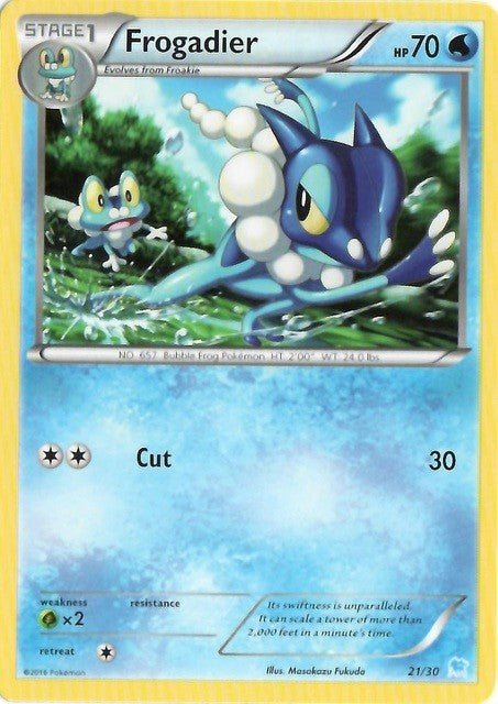 Frogadier (21/30) [XY: Trainer Kit 3 - Suicune] - Dark Crystal Cards