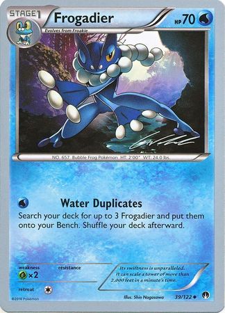 Frogadier (39/122) (Ninja Blitz - Cody Walinski) [World Championships 2016] - Dark Crystal Cards