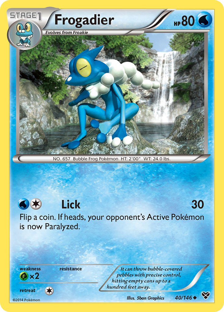 Frogadier (40/146) [XY: Base Set] - Dark Crystal Cards