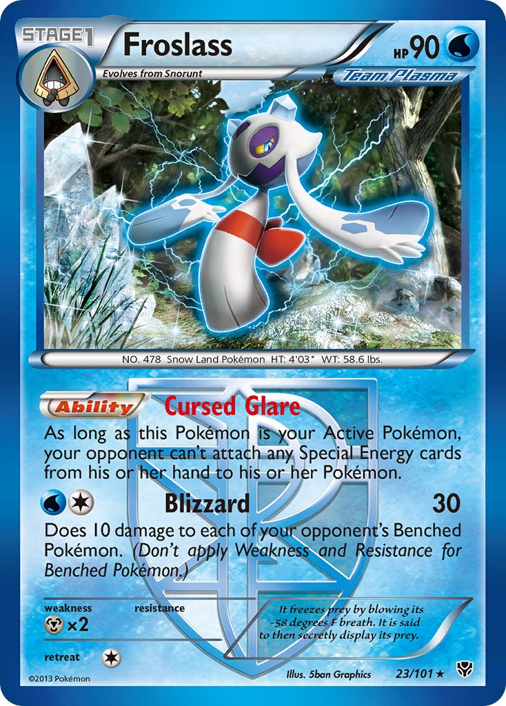 Froslass (23/101) [Black & White: Plasma Blast] - Dark Crystal Cards