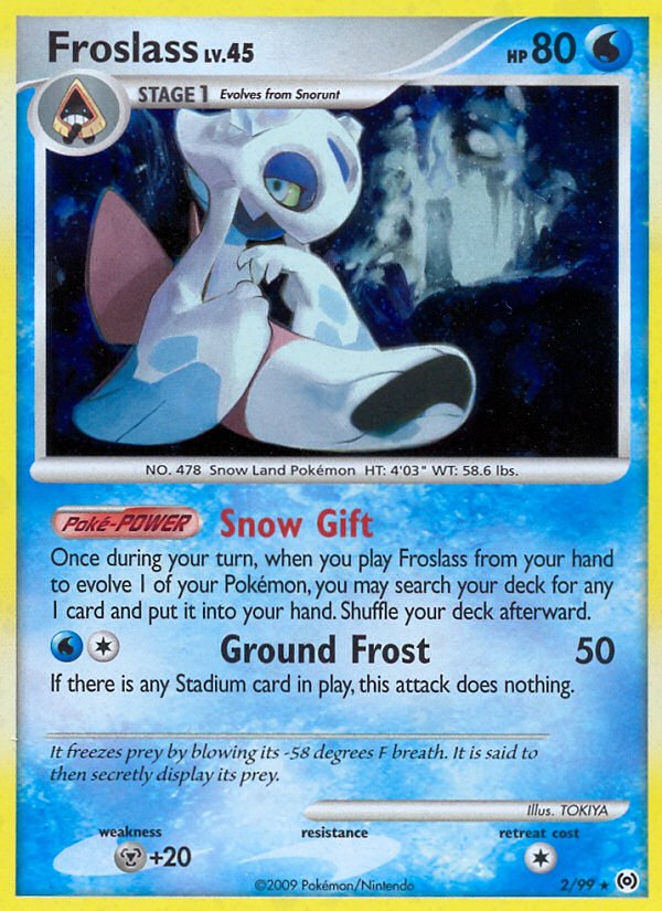 Froslass (2/99) [Platinum: Arceus] - Dark Crystal Cards