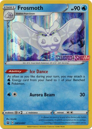 Frosmoth (SWSH007) (Prerelease Promo) [Sword & Shield: Black Star Promos] - Dark Crystal Cards