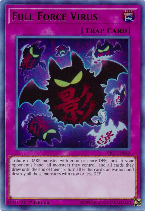 Full Force Virus [LCKC - EN049] Ultra Rare - Dark Crystal Cards