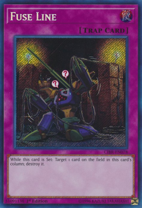 Fuse Line [CIBR - EN078] Secret Rare - Dark Crystal Cards