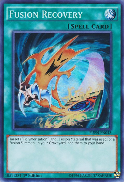 Fusion Recovery [FUEN - EN043] Super Rare - Dark Crystal Cards