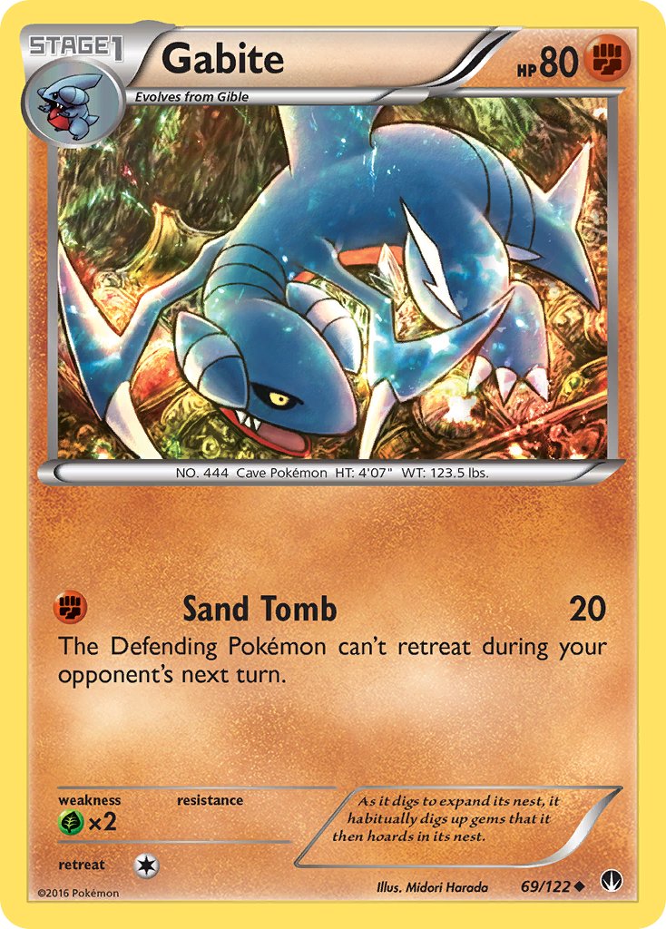 Gabite (69/122) [XY: BREAKpoint] - Dark Crystal Cards