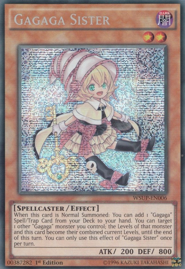 Gagaga Sister [WSUP - EN006] Prismatic Secret Rare - Dark Crystal Cards