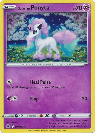 Galarian Ponyta (SWSH013) [Sword & Shield: Black Star Promos] - Dark Crystal Cards