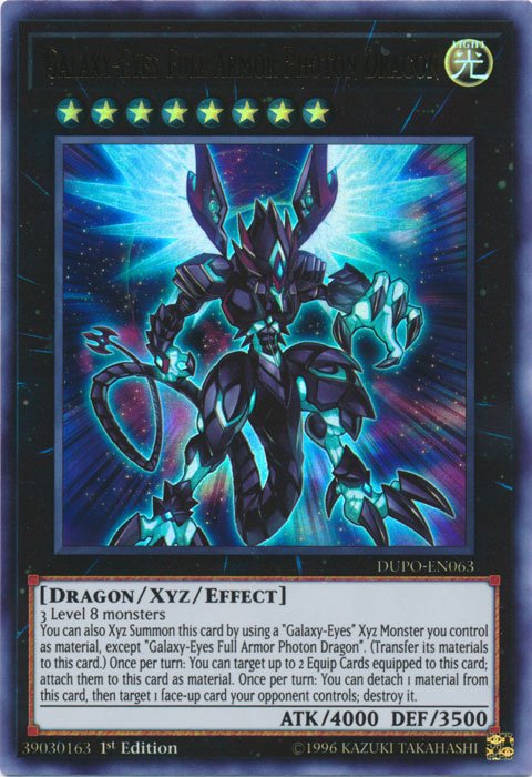 Galaxy - Eyes Full Armor Photon Dragon [DUPO - EN063] Ultra Rare - Dark Crystal Cards