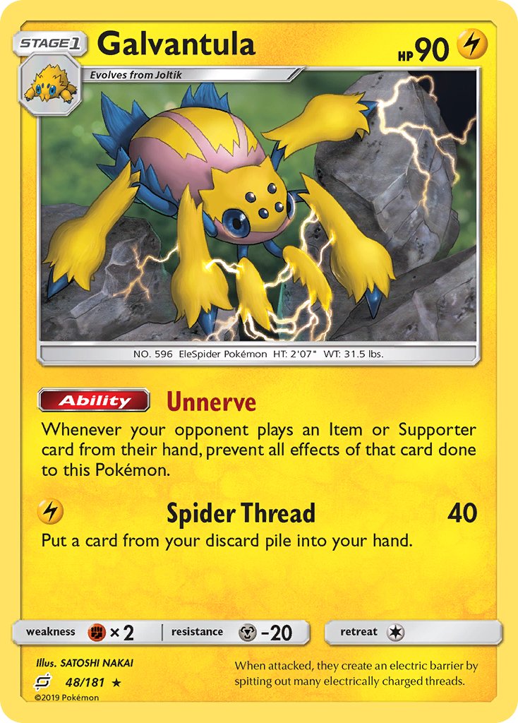 Galvantula (48/181) [Sun & Moon: Team Up] - Dark Crystal Cards