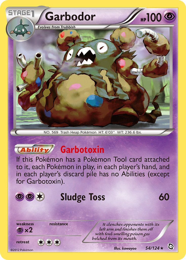 Garbodor (54/124) [Black & White: Dragons Exalted] - Dark Crystal Cards