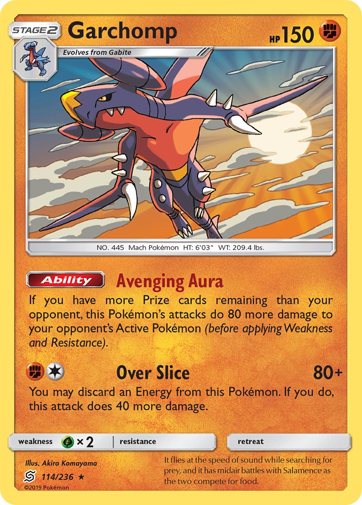 Garchomp (114/236) [Sun & Moon: Unified Minds] - Dark Crystal Cards