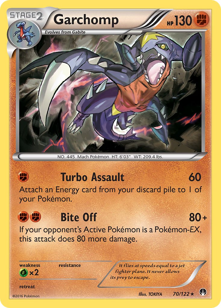 Garchomp (70/122) [XY: BREAKpoint] - Dark Crystal Cards