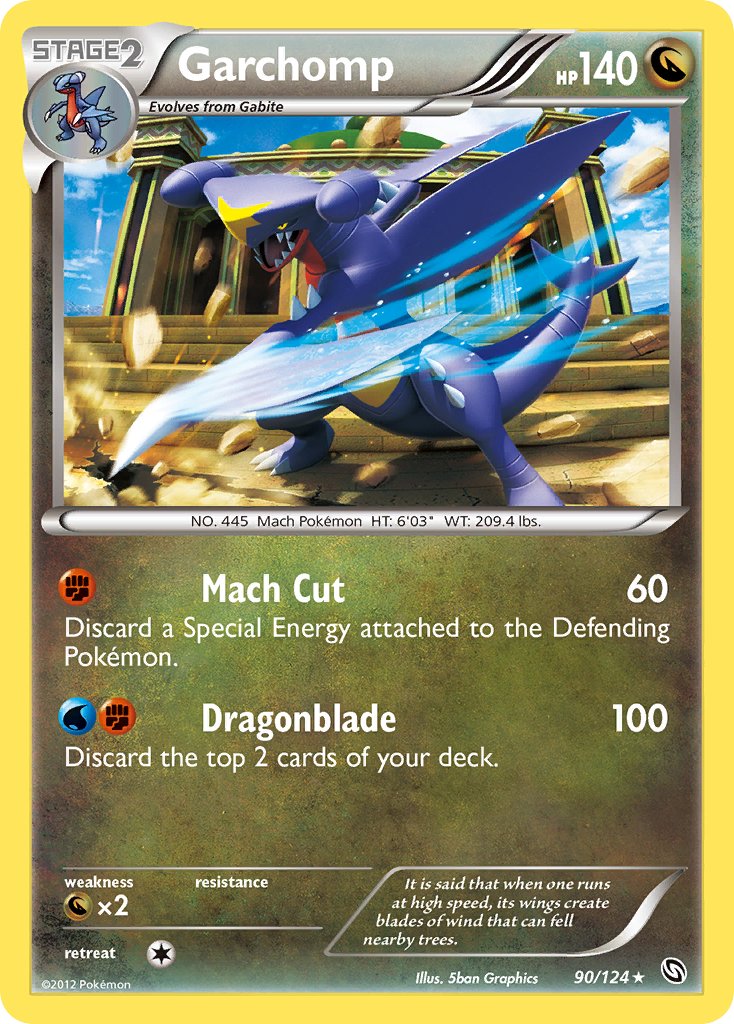 Garchomp (90/124) [Black & White: Dragons Exalted] - Dark Crystal Cards