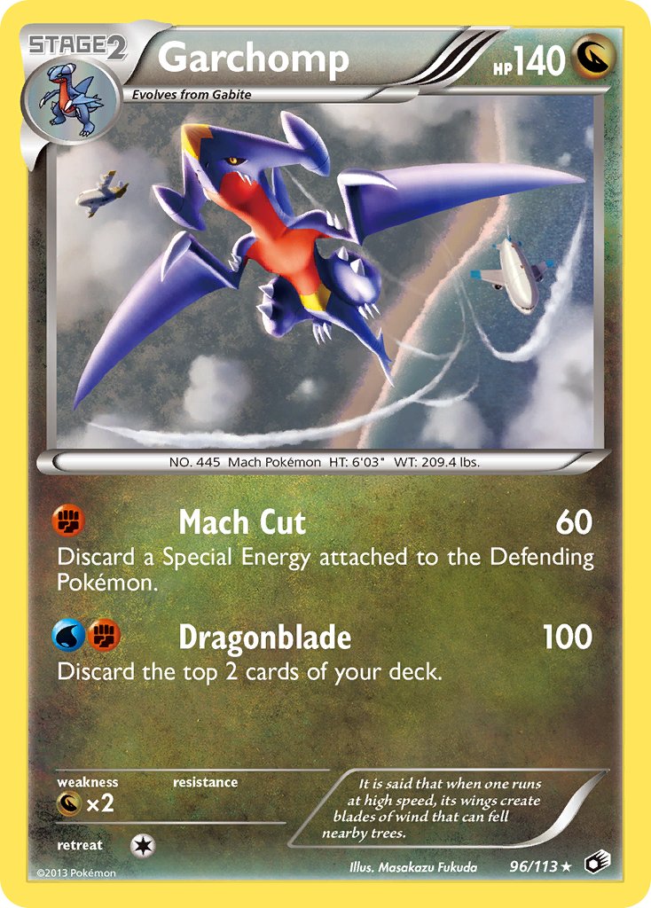 Garchomp (96/113) [Black & White: Legendary Treasures] - Dark Crystal Cards