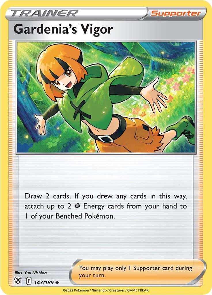 Gardenia's Vigor (143/189) [Sword & Shield: Astral Radiance] - Dark Crystal Cards