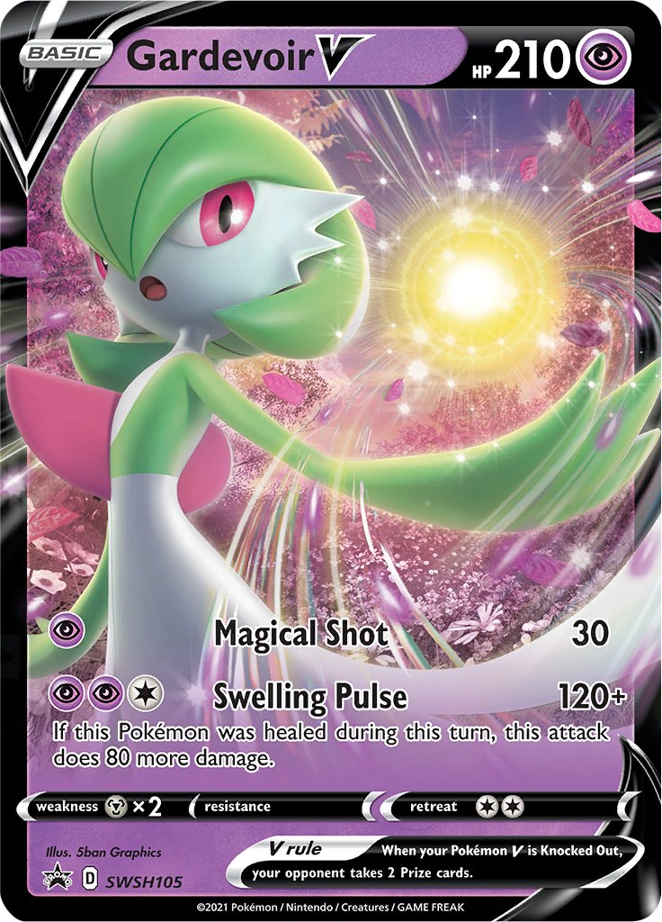 Gardevoir V (SWSH105) [Sword & Shield: Black Star Promos] - Dark Crystal Cards