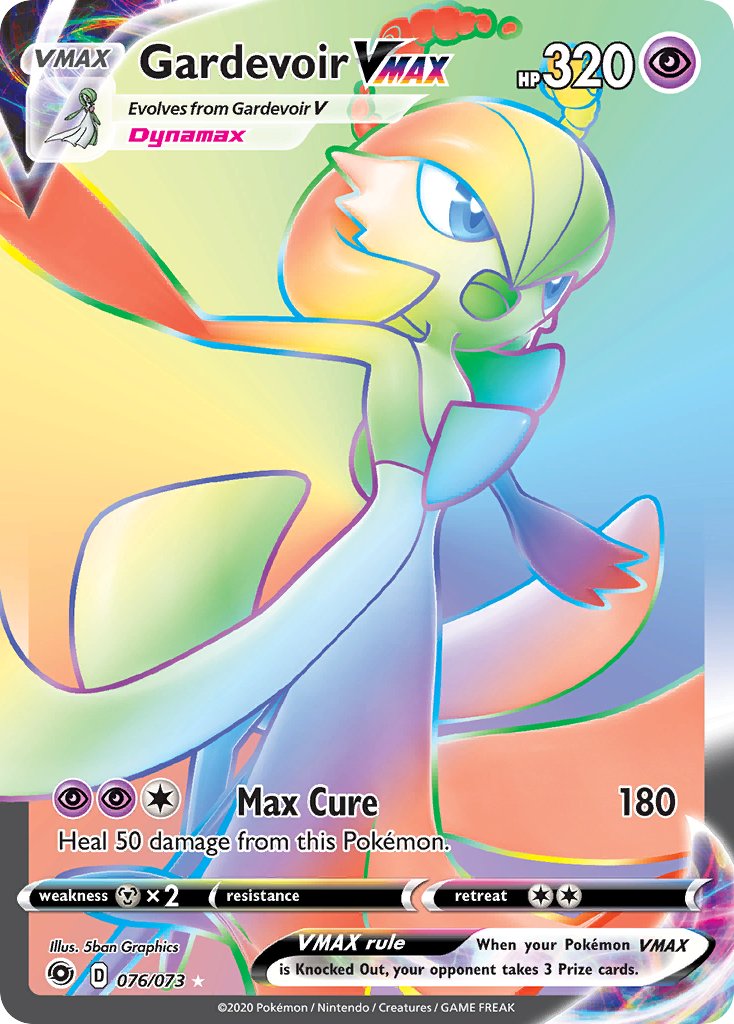 Gardevoir VMAX (076/073) [Sword & Shield: Champion's Path] - Dark Crystal Cards
