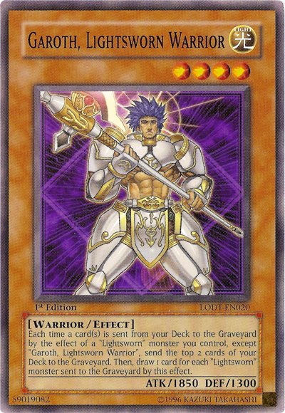 Garoth, Lightsworn Warrior [LODT - EN020] Common - Dark Crystal Cards