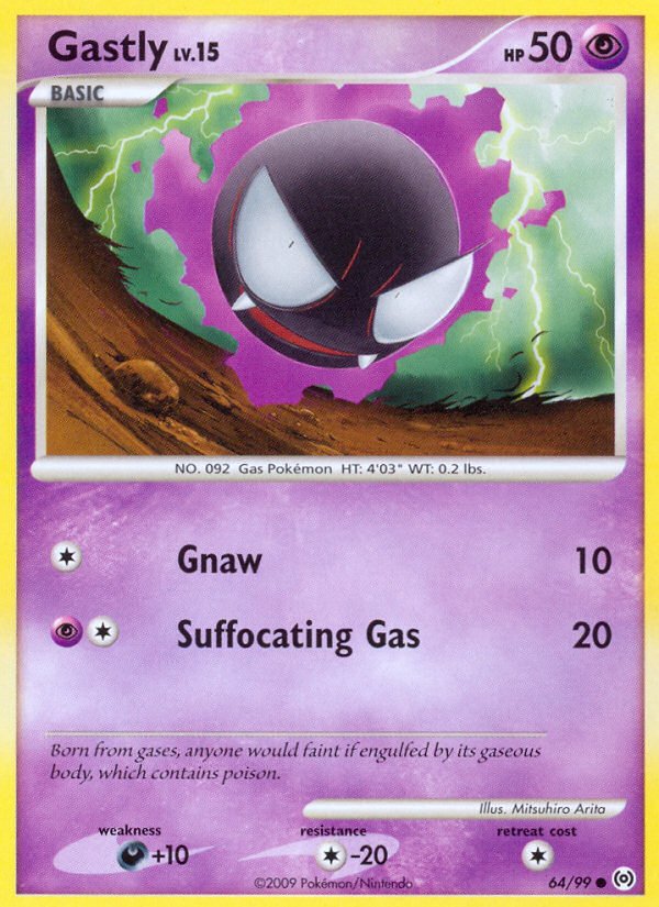 Gastly (64/99) [Platinum: Arceus] - Dark Crystal Cards
