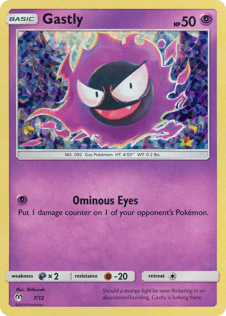 Gastly (7/12) [McDonald's Promos: 2019 Collection] - Dark Crystal Cards