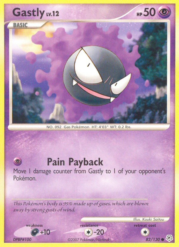 Gastly (82/130) [Diamond & Pearl: Base Set] - Dark Crystal Cards