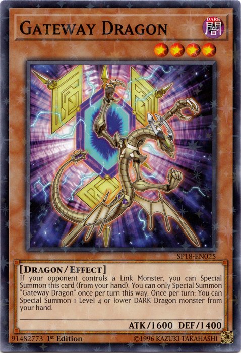 Gateway Dragon (Starfoil) [SP18 - EN025] Starfoil Rare - Dark Crystal Cards