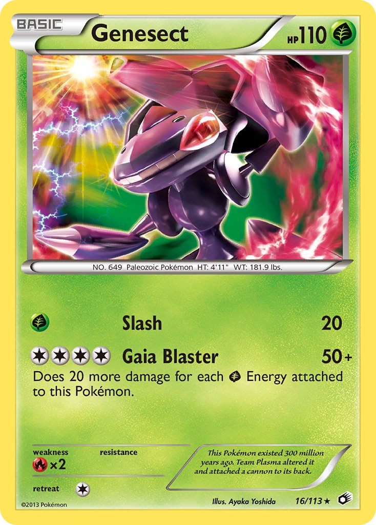 Genesect (16/113) [Black & White: Legendary Treasures] - Dark Crystal Cards