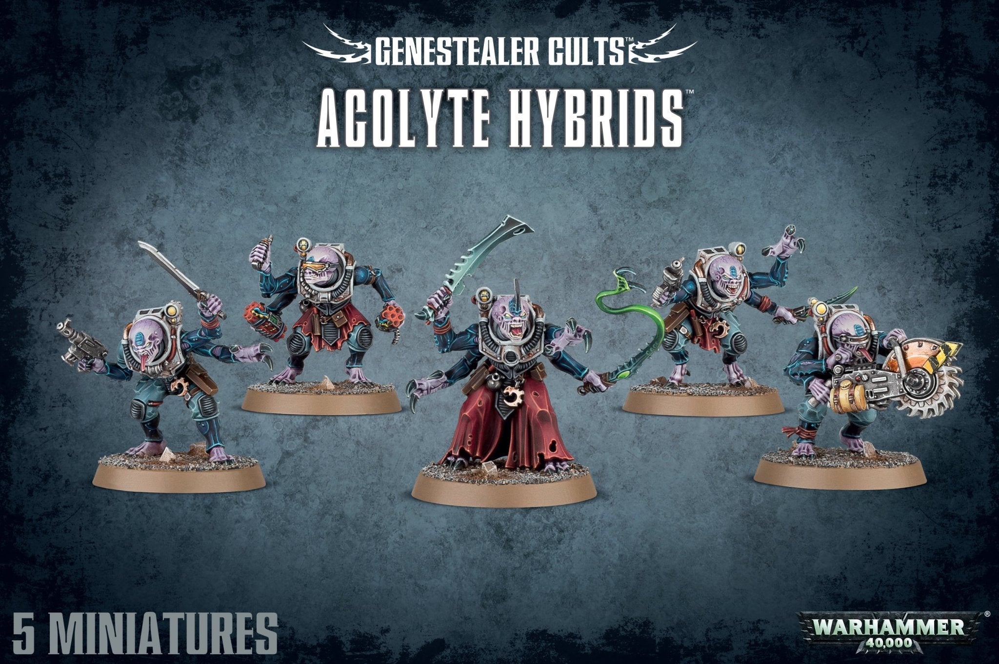 Genestealer Cults Acolyte Hybrids - Dark Crystal Cards