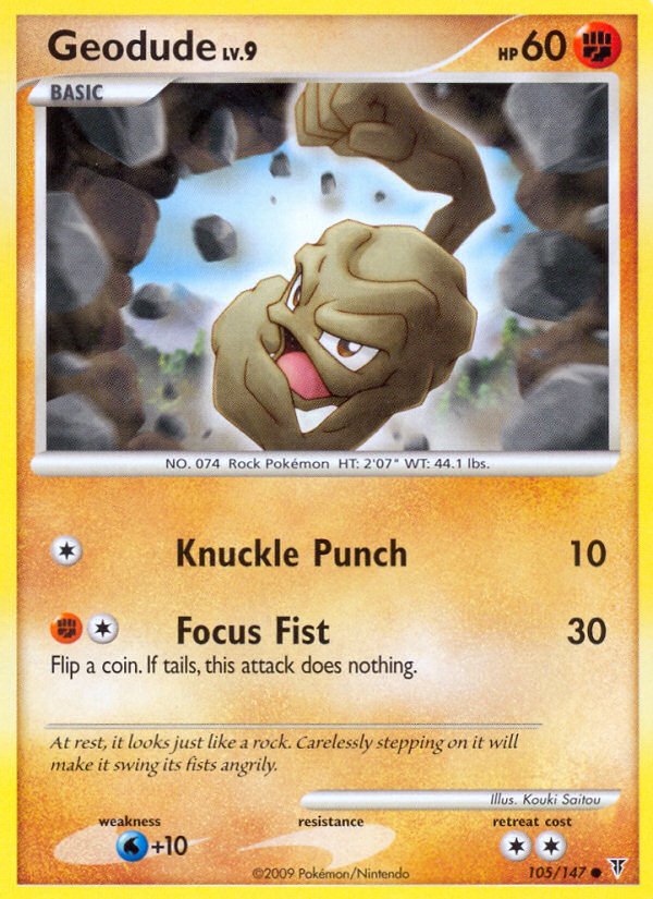 Geodude (105/147) [Platinum: Supreme Victors] - Dark Crystal Cards