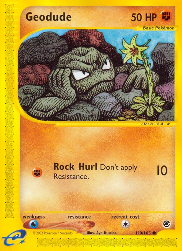 Geodude (110/165) [Expedition: Base Set] - Dark Crystal Cards