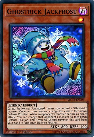 Ghostrick Jackfrost [AC18 - EN003] Super Rare - Dark Crystal Cards