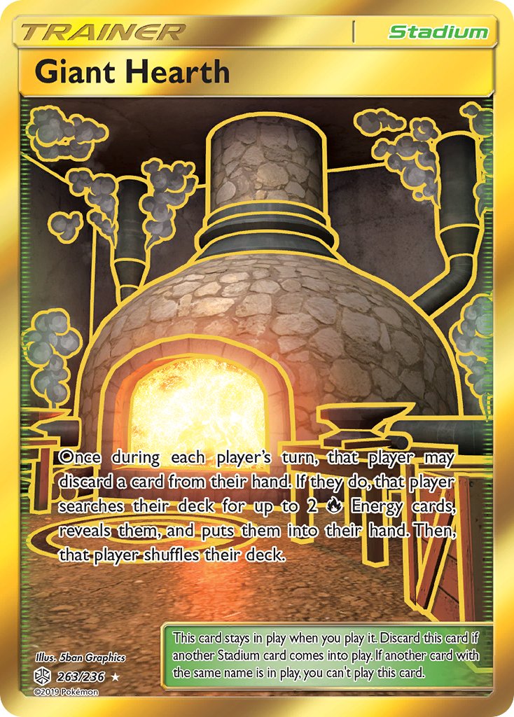 Giant Hearth (263/236) [Sun & Moon: Cosmic Eclipse] - Dark Crystal Cards