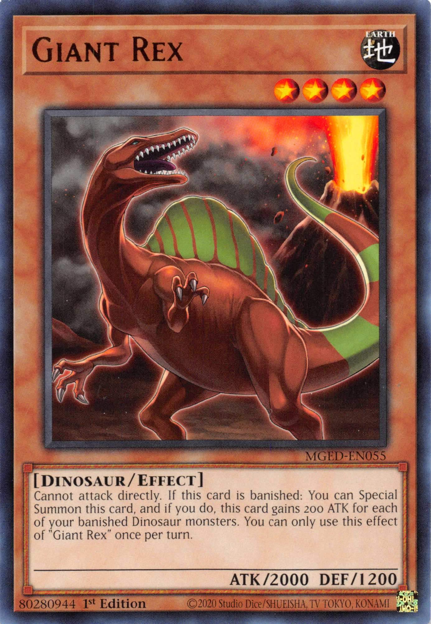 Giant Rex [MGED - EN055] Rare - Dark Crystal Cards