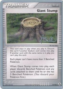 Giant Stump (75/92) (Eeveelutions - Jimmy Ballard) [World Championships 2006] - Dark Crystal Cards