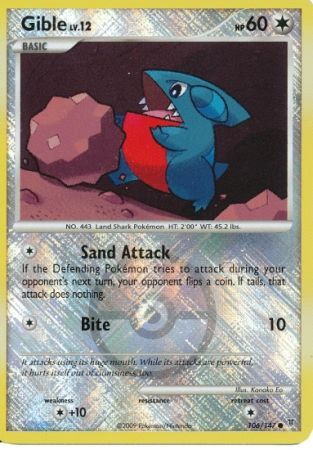 Gible (106/147) (Championship Promo) [Platinum: Supreme Victors] - Dark Crystal Cards