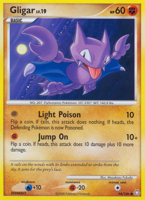 Gligar (94/146) [Diamond & Pearl: Legends Awakened] - Dark Crystal Cards