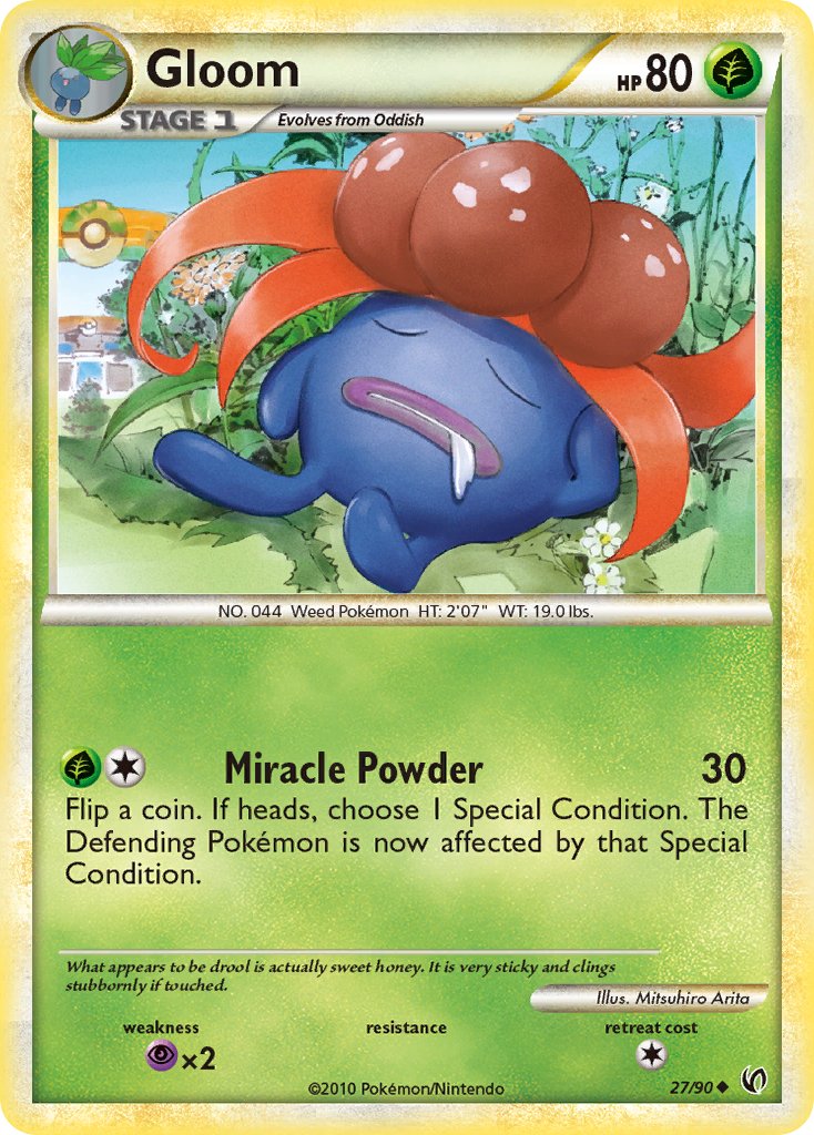Gloom (27/90) [HeartGold & SoulSilver: Undaunted] - Dark Crystal Cards