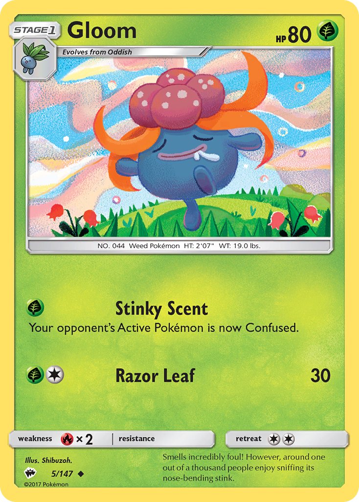 Gloom (5/147) [Sun & Moon: Burning Shadows] - Dark Crystal Cards