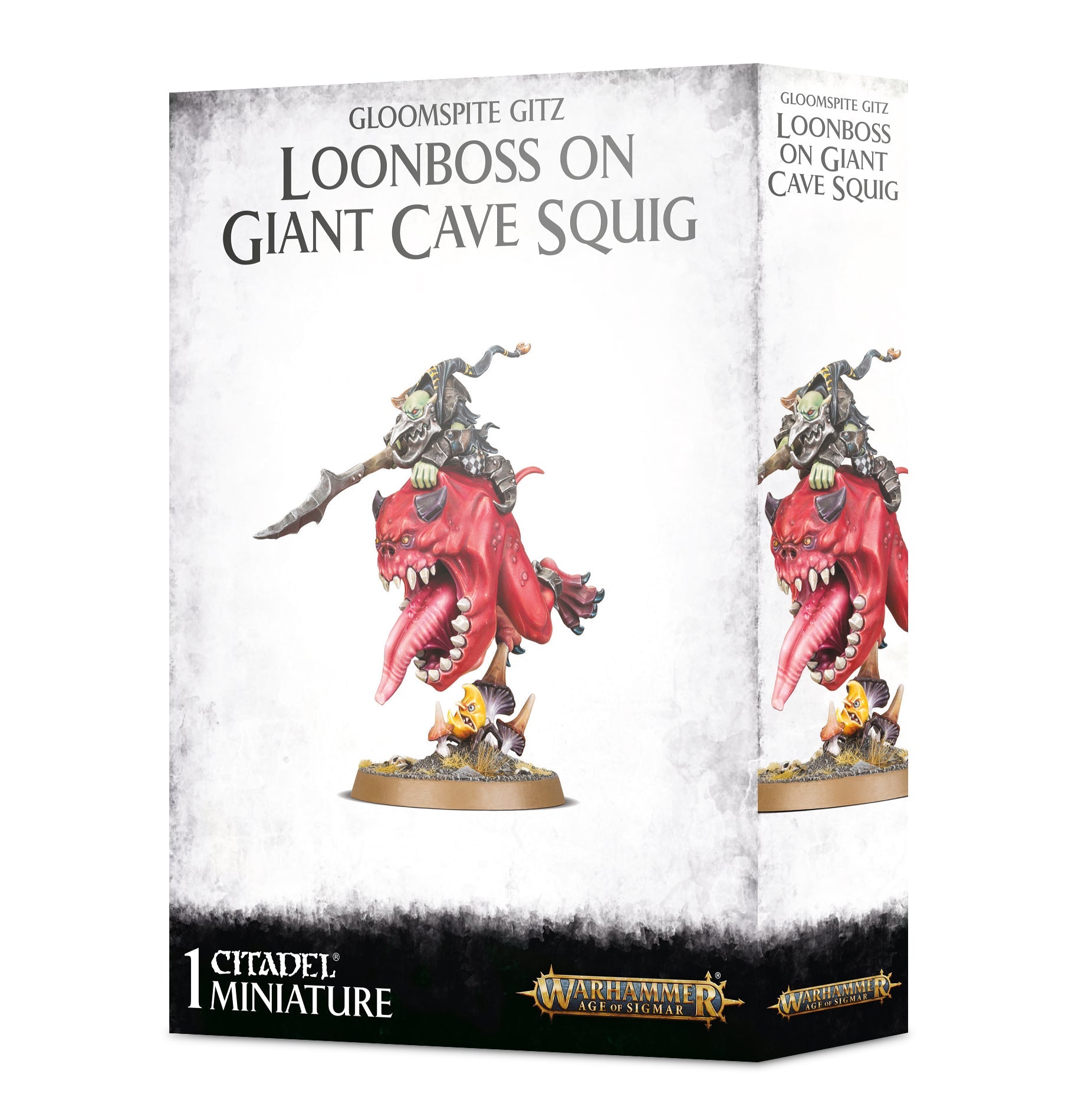 Gloomspite Gitz Loonboss On Giant Cave Squig - Dark Crystal Cards