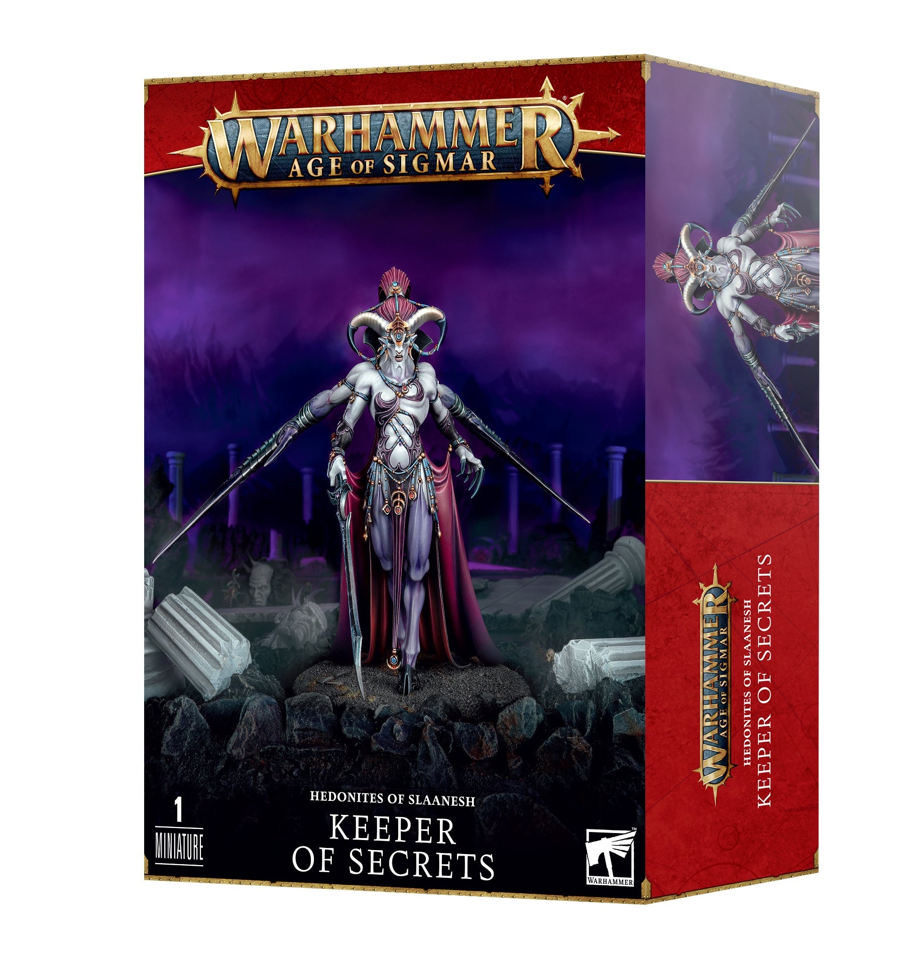 Hedonites of Slaanesh Keeper Of Secrets - Dark Crystal Cards