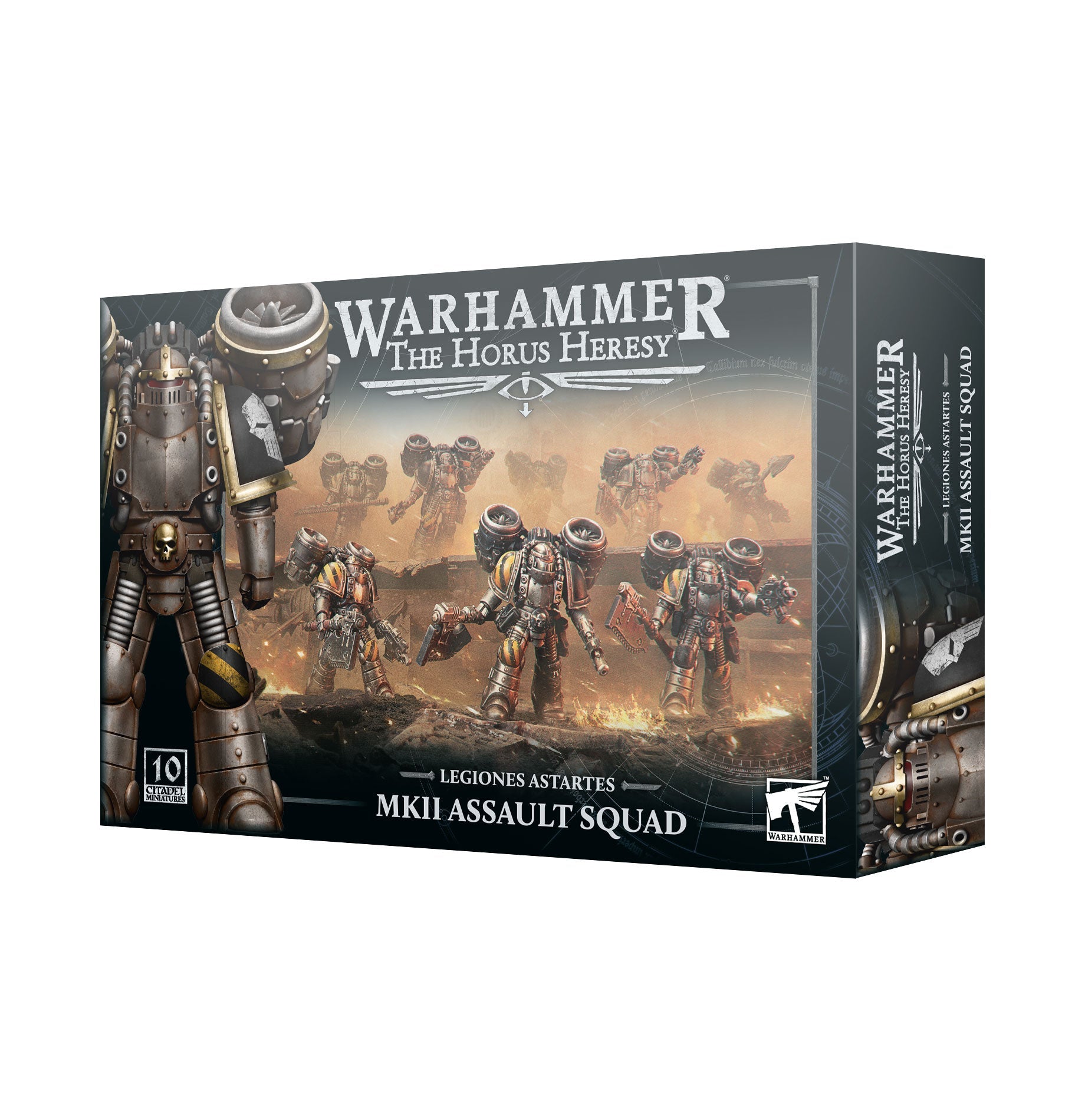 Horus Heresy Legiones Astartes MKII Assault Squad Pre - Order - Dark Crystal Cards
