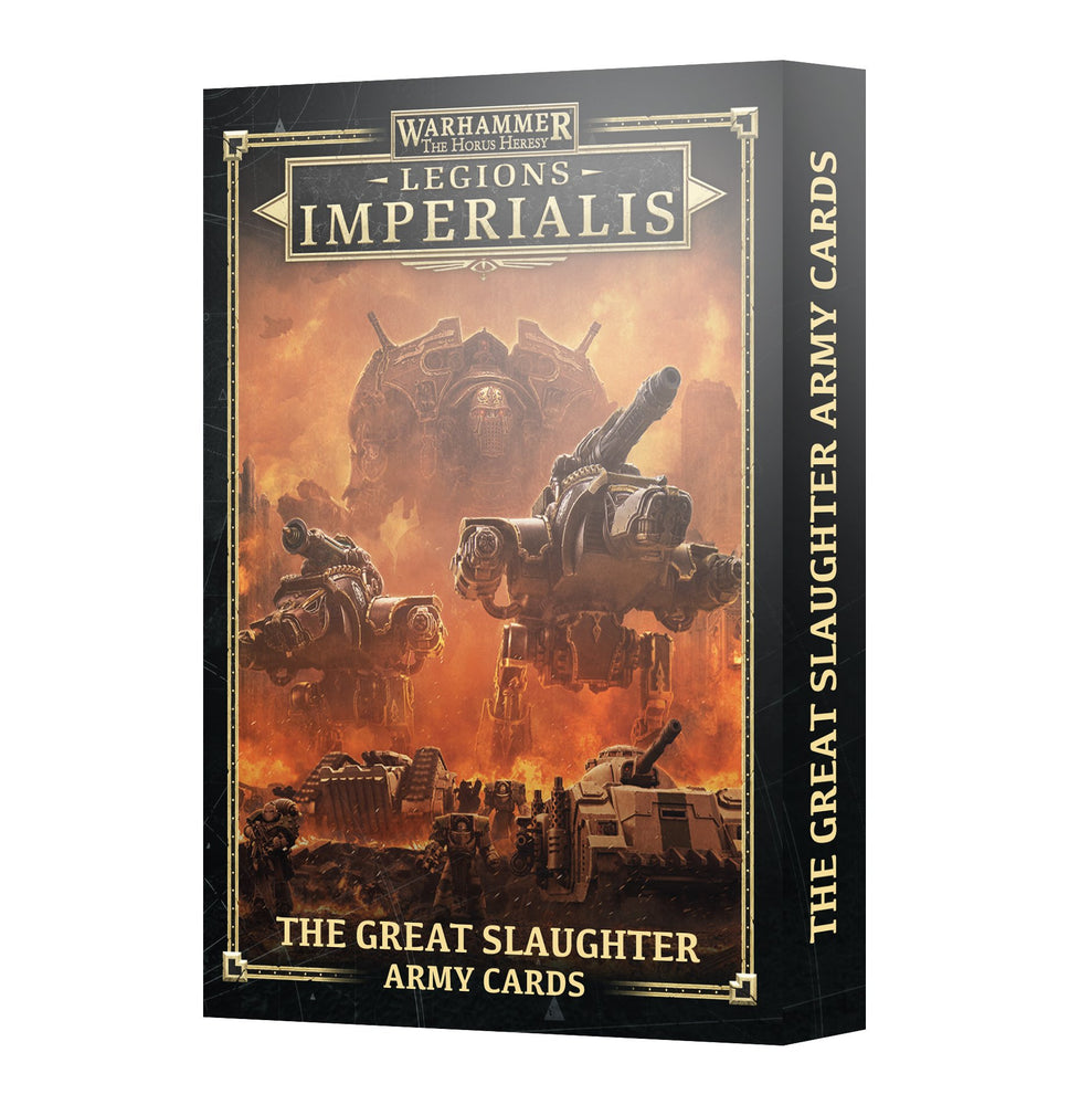Legions Imperialis The Great Slaughter Army Cards Pre-order