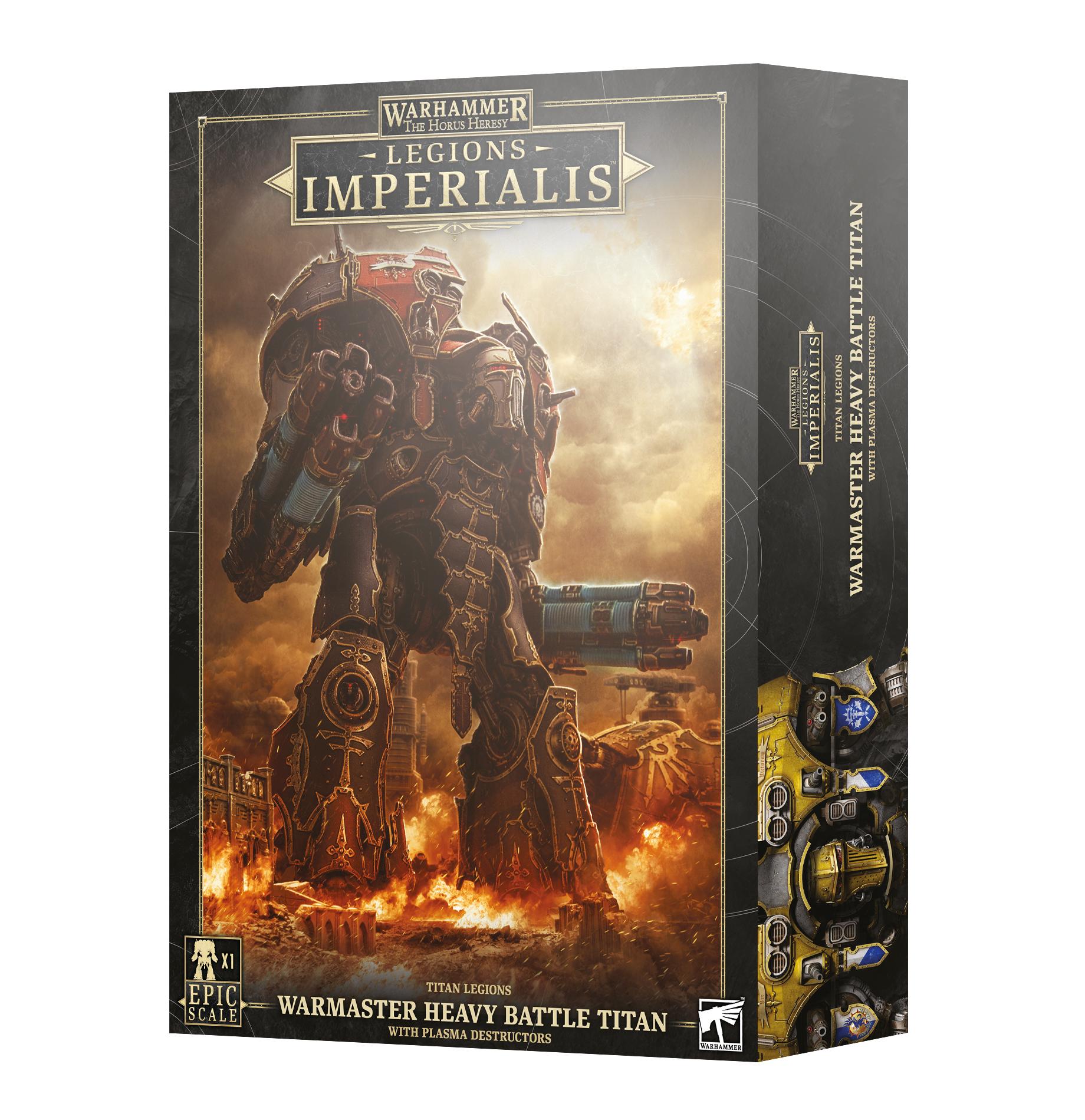 Legions Imperialis Titan Legions Warmaster Heavy Battle Titan with Plasma Destructors