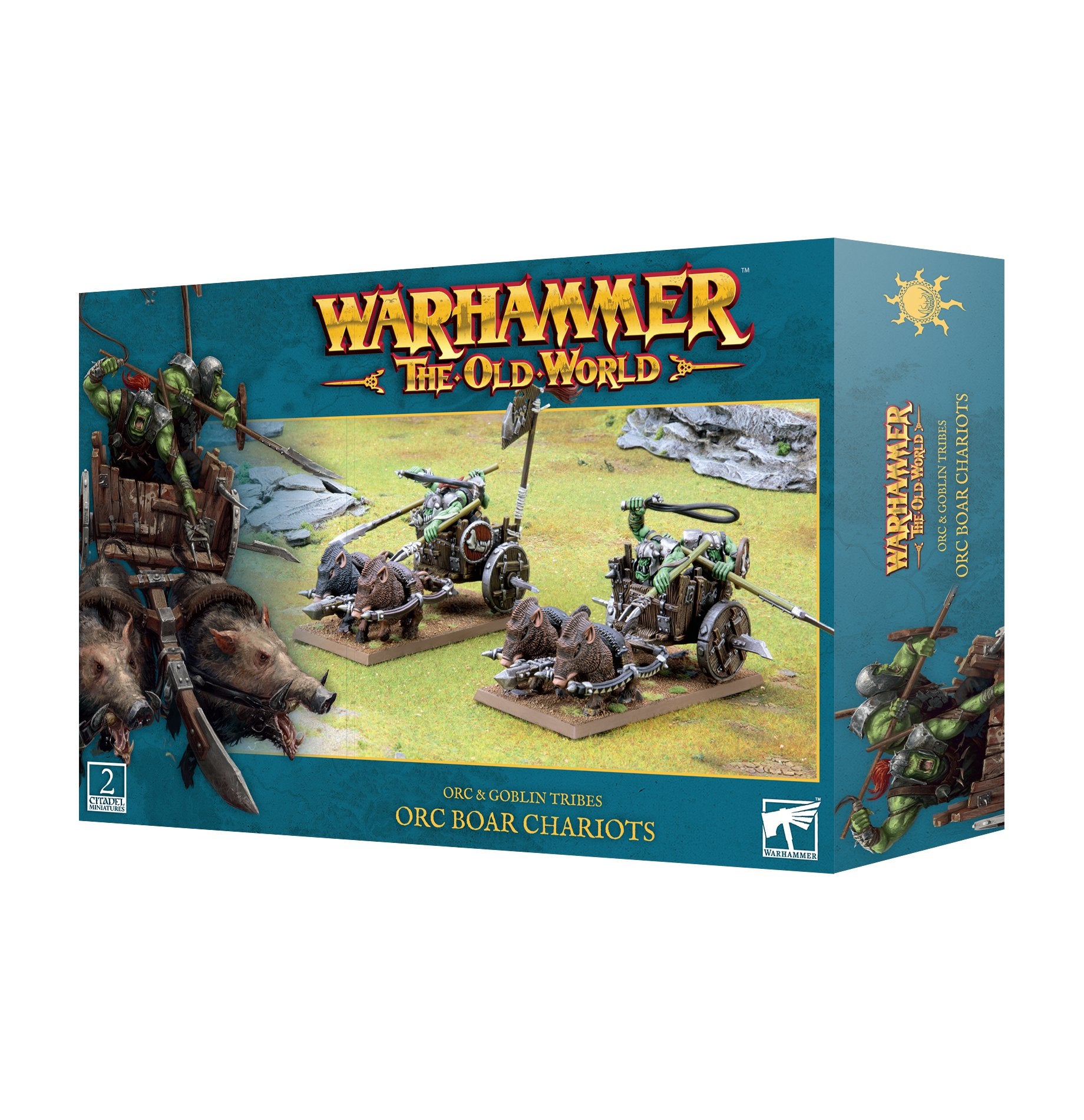 Old World Orcs and Goblins Orc Boar Chariots