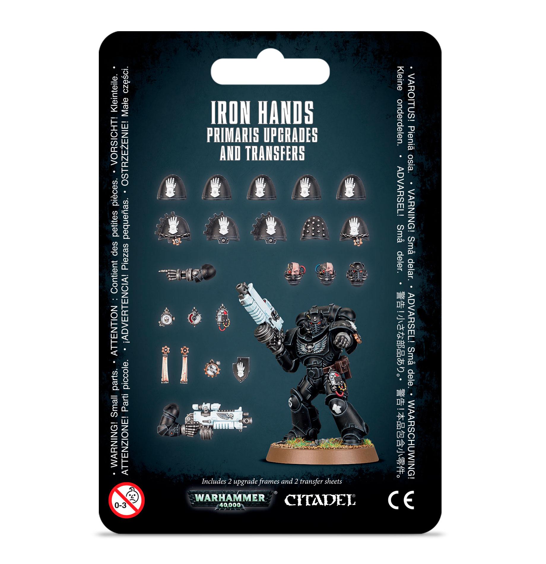 Iron Hands Primaris Upgrades And Transfers - Dark Crystal Cards