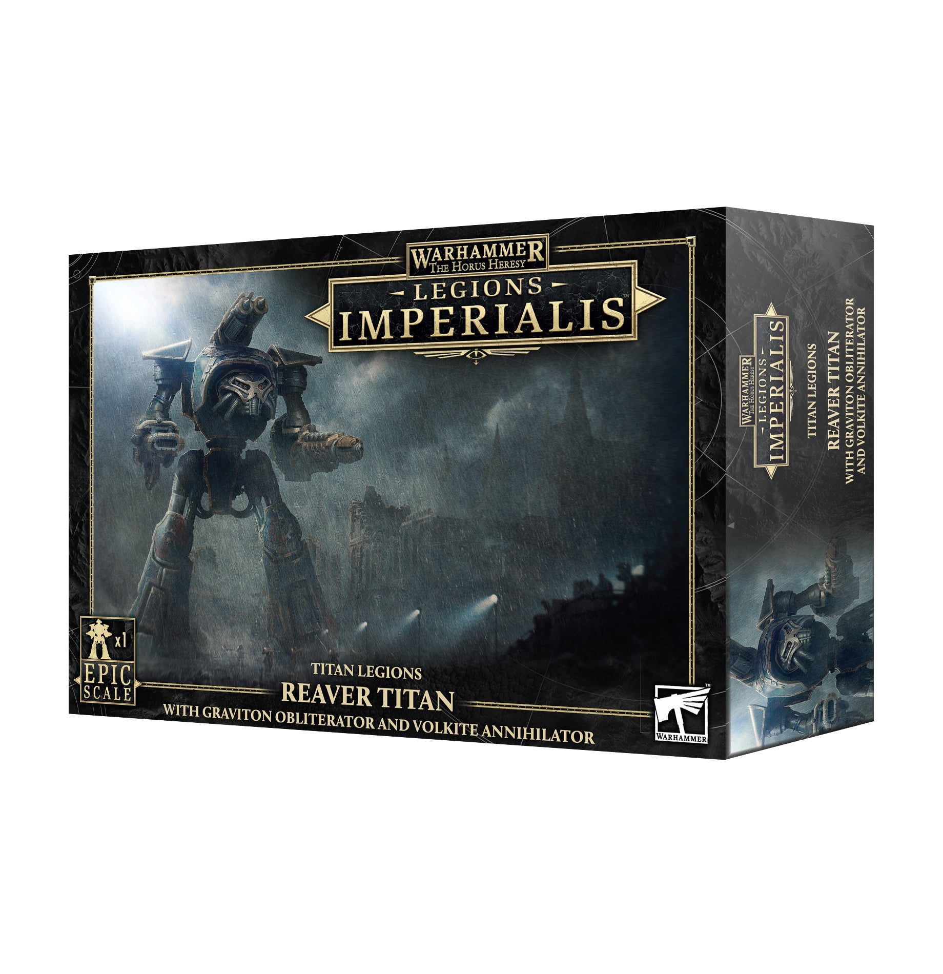 Legions Imperialis Reaver Titan With Graviton Obliterator And Volkite Annihilator Pre-Order - Dark Crystal Cards